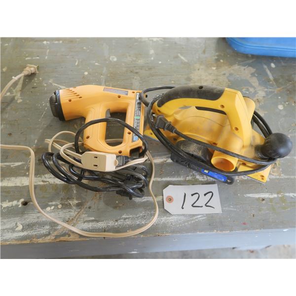 Electric Hand Planer + Electric Stapler