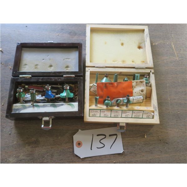 2 sets of Router bits