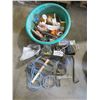 Image 1 : Box of assorted Nuts, bolts, screws, metal parts, tools etc.
