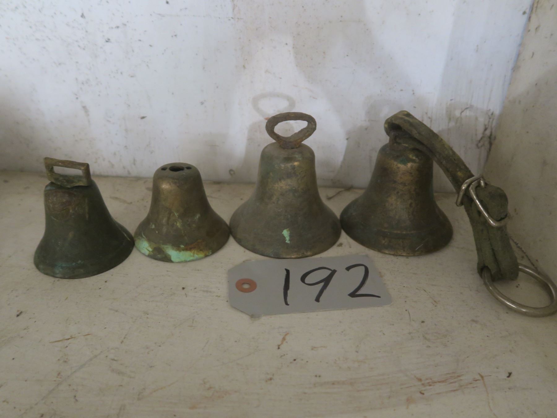 4 Cast dinner bells 3 have nice sound Schmalz Auctions