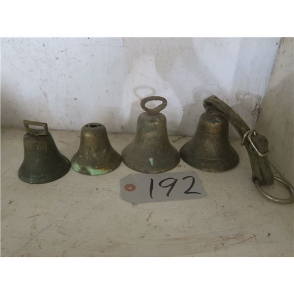 4 Cast dinner bells – 3 have nice sound