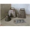 Image 1 : 2 Cow bells & 1 cast dinner bell with nice sound