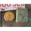 Image 3 : Lot of Collectibles: 1972 BC license plate, 2 tobacco tins, & “No Hunting” sign
