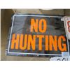 Image 4 : Lot of Collectibles: 1972 BC license plate, 2 tobacco tins, & “No Hunting” sign