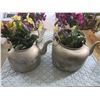Image 2 : Lot of Assorted Enamel & Galvanized pots – perfect for your garden