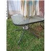 Image 5 : Glass Patio table – 31”x 31”x 28”