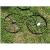 Image 1 : Pair of metal tires – 25.75” diameter