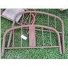 Image 2 : 47.5” x 26” antique metal bed frame parts – perfect for yard/garden decor