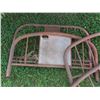 Image 3 : 47.5” x 26” antique metal bed frame parts – perfect for yard/garden decor