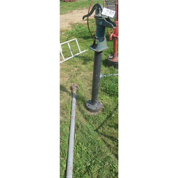 Water pump with drain pipe