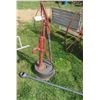 Image 2 : Water pump with drain pipe, & metal base,