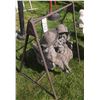 Image 4 : Cute decorative lawn ornament of boy & girl sitting on a swinging on a chair (31.5”x 36”)
