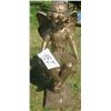 Image 1 : Fairy reading a book, sitting on a pedestal – lawn ornament – 2ft tall