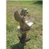 Image 3 : Fairy reading a book, sitting on a pedestal – lawn ornament – 2ft tall