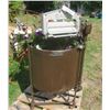 Image 1 : Antique metal washing machine – perfect for yard decor/flower bed
