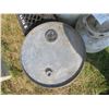 Image 4 : 2 Propane tanks with Galvanized drum – 15.5”diameter x 17.5”high