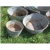 Image 2 : 5 galvanized buckets - small & large