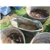 Image 4 : 5 galvanized buckets - small & large