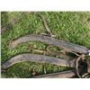 Image 2 : 2 Pair of wood and metal horse hanes - 29"long