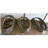 Image 1 : matching set of 3 horse collars - 2= 24", & 1=25"