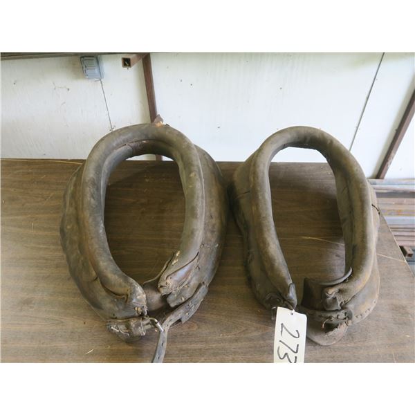 2 20" horse collars