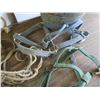 Image 6 : Galvanized Bucket with assorted Horse tack