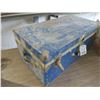 Image 7 : Metal chest (15.75”x 29.5”x 13”) full of horse tack