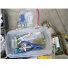Image 4 : Lot of livestock care items, ear tags, etc.