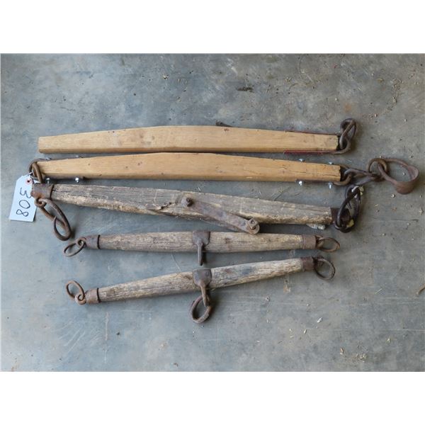 Lot of Horse yokes & separators – 28” long