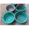 Image 2 : Lot of 6 Plastic feeding buckets with assorted  horse tack