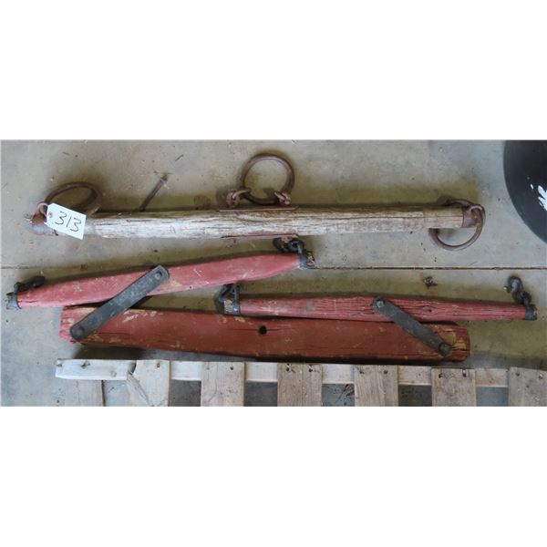 40” horse yoke & 3ft Horse yoke spreader
