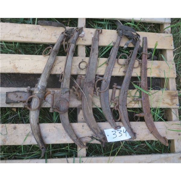 Lot of 6 horse hands - small/unique size