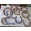 Image 1 : Small feed Bucket of large horse shoes
