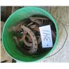 Image 1 : 5 gallon Bucket of horse shoes
