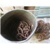 Image 3 : Metal Bucket of horse shoes