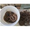Image 1 : 5 gallon Bucket of horse shoes