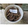 Image 2 : 5 gallon Bucket of horse shoes