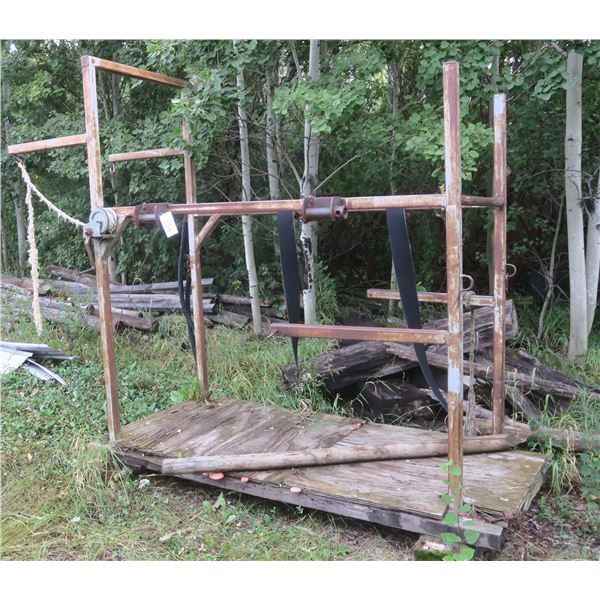 Horse shoeing stock 3ft x 8.5ft x 7ft Schmalz Auctions