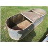 Image 5 : 8ft x 2.5ft x 2ft water tub - galvanized