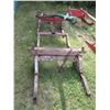 Image 1 : Pair of Sleigh bunks - 37.5"x 75" each, with metal 11ft tongue
