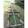 Image 6 : Pair of Sleigh bunks - 37.5"x 75" each, with metal 11ft tongue