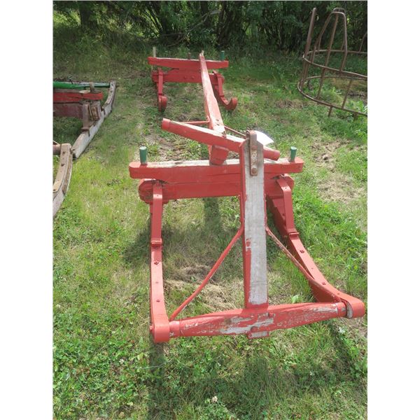 Pair of Sleigh bunks - 37.5"x 75" each, with wooden 11ft tongue