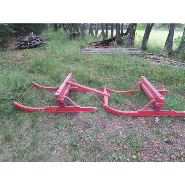 Pair of Sleigh bunks 38"x62" each