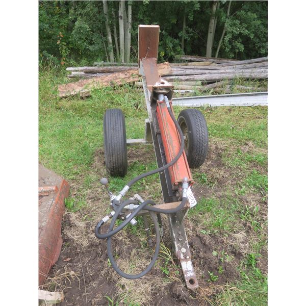 Hydraulic Log splitter with hitch & wheels