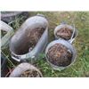 Image 4 : Lot of assorted garden buckets - some galvanized
