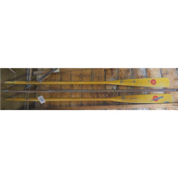 Pair of rowing ores