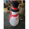 Image 7 : lighted Santa Clause & Snowman (42” tall)