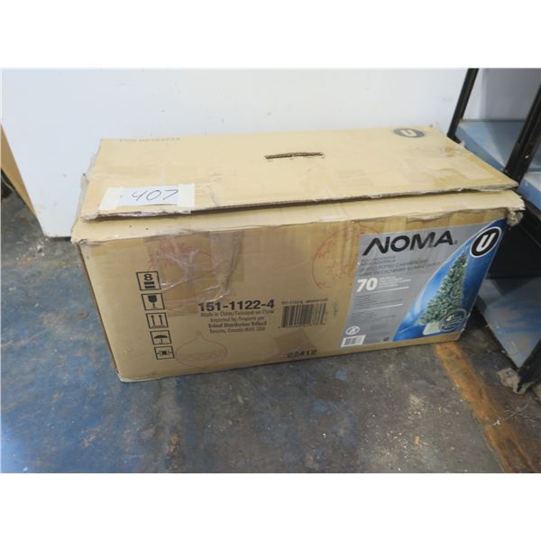 4ft Pre-lit Potted Christmas Tree