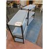 Image 2 : 2 Small Metal Shelves - 24"x10"x24"