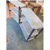 Image 3 : 2 Small Metal Shelves - 24"x10"x24"